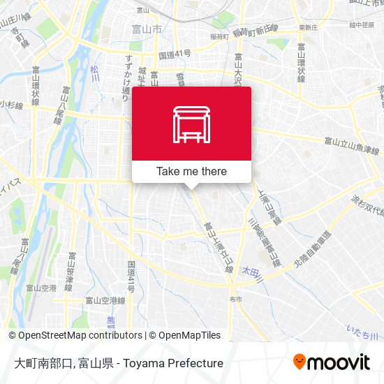 大町南部口 map
