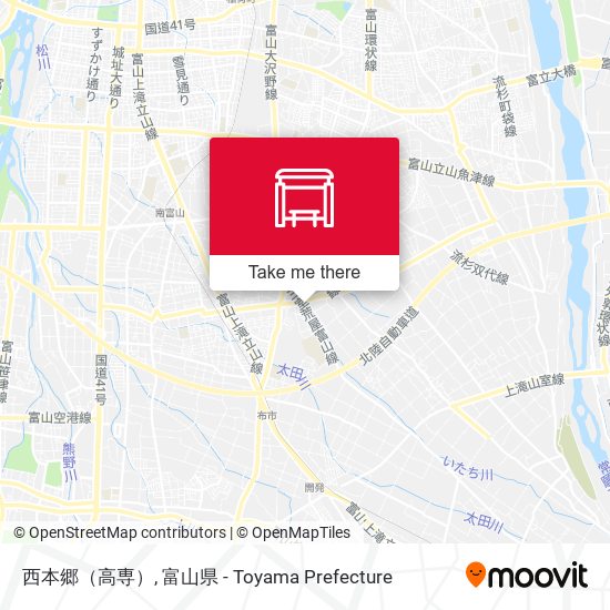 西本郷（高専） map