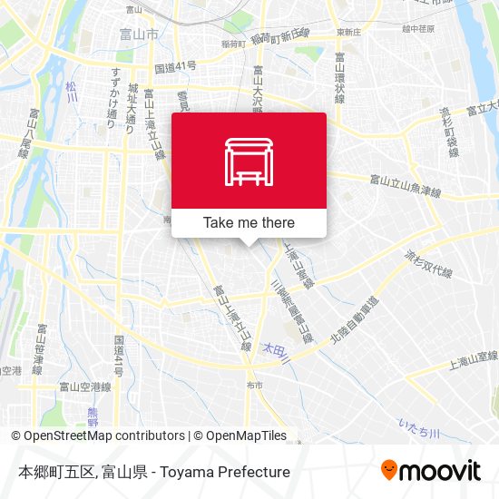 本郷町五区 map