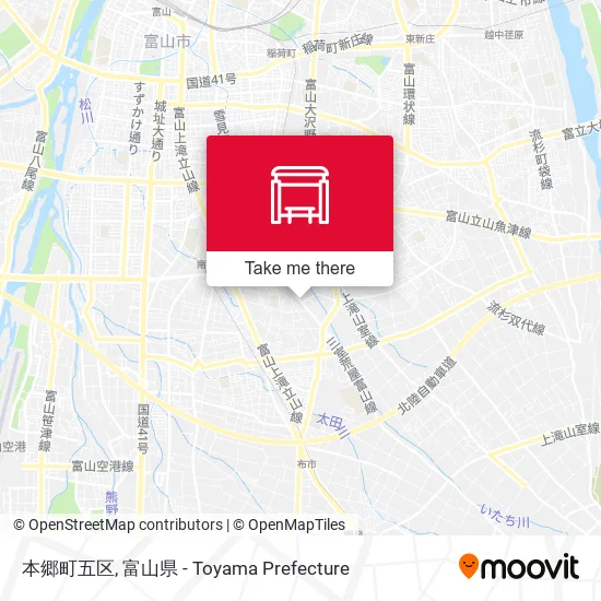本郷町五区 map