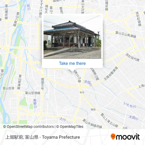 上堀駅前 map