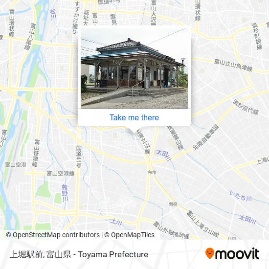 上堀駅前 map