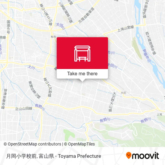 月岡小学校前 map