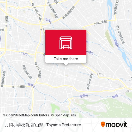 月岡小学校前 map