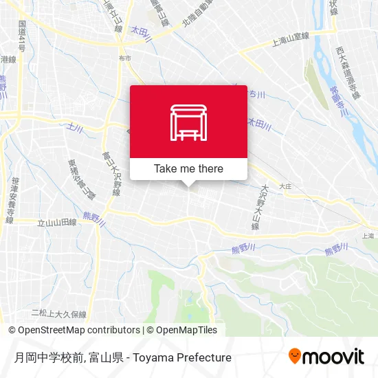 月岡中学校前 map
