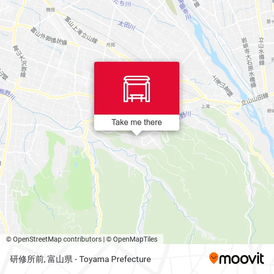 研修所前 map