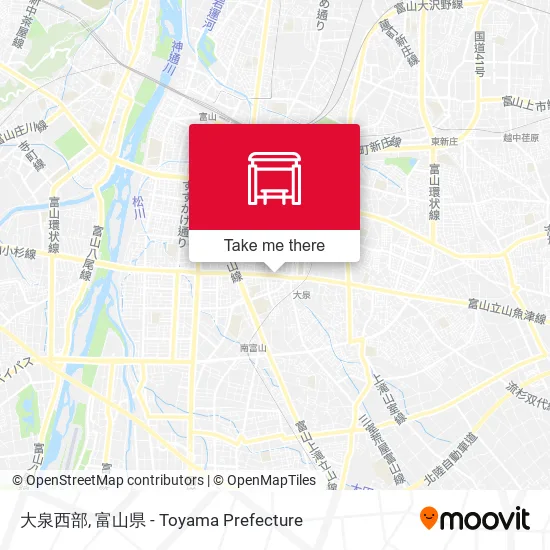 大泉西部 map