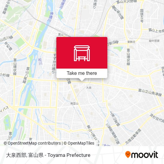 大泉西部 map