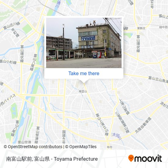南富山駅前 map