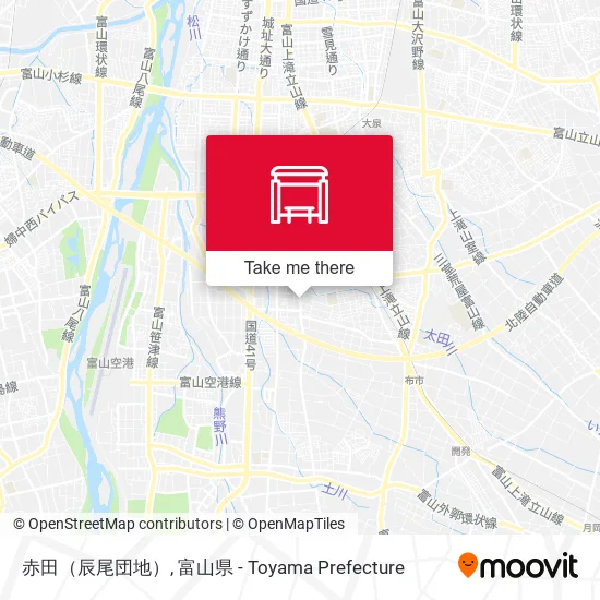赤田（辰尾団地） map