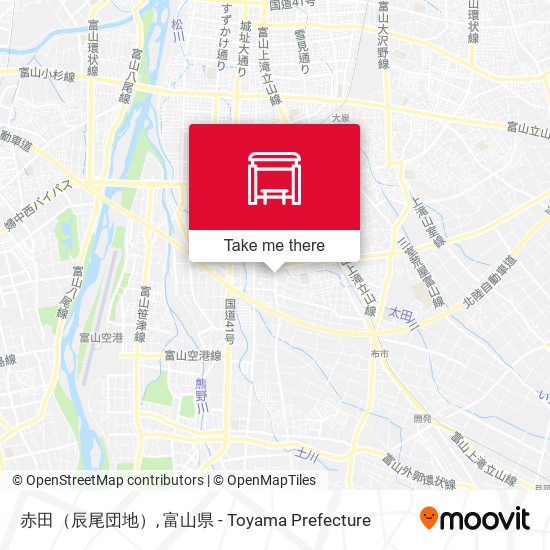 赤田（辰尾団地） map