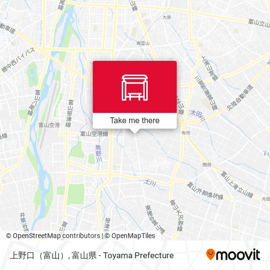 上野口（富山） map