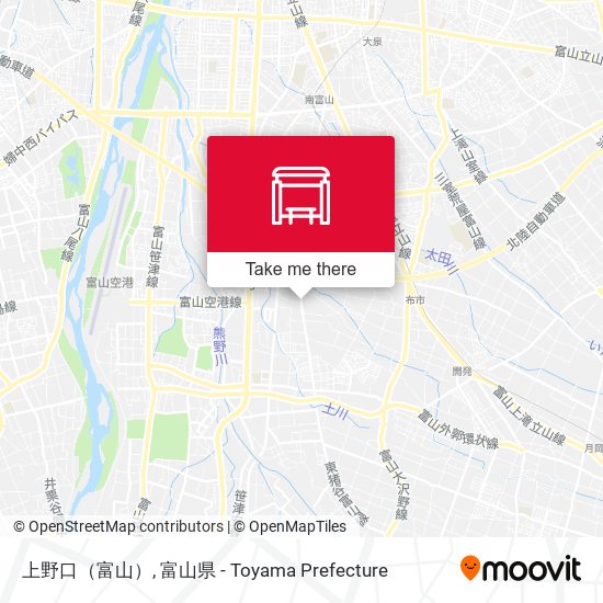 上野口（富山） map