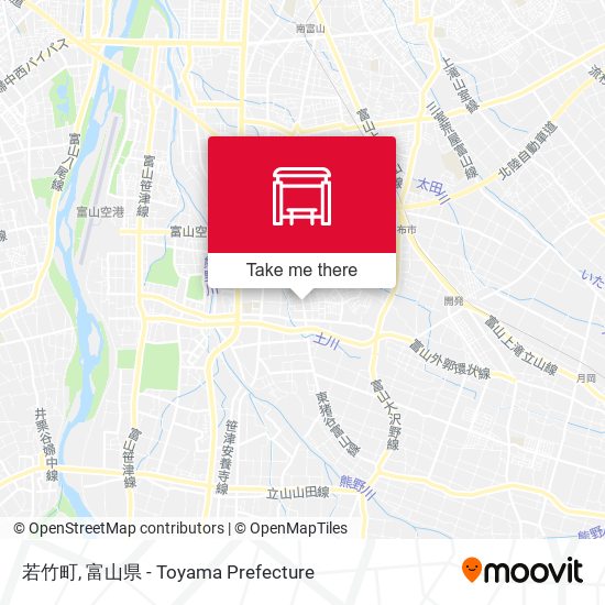 若竹町 map