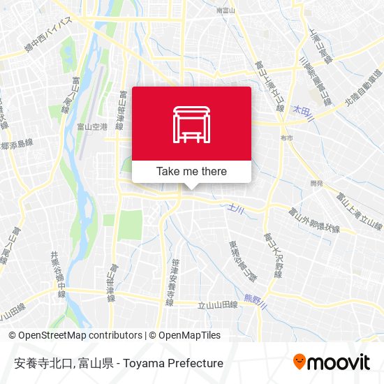 安養寺北口 map
