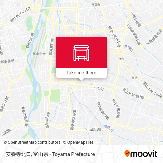 安養寺北口 map