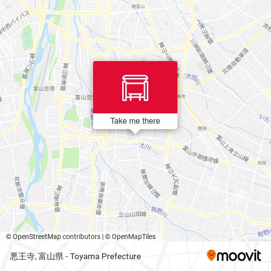 悪王寺 map