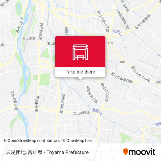 辰尾団地 map