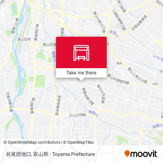 辰尾団地口 map