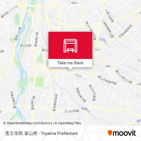 悪王寺西 map