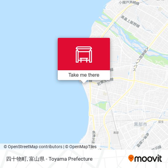 四十物町 map