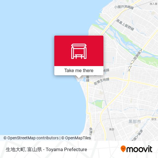 生地大町 map
