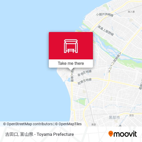 吉田口 map