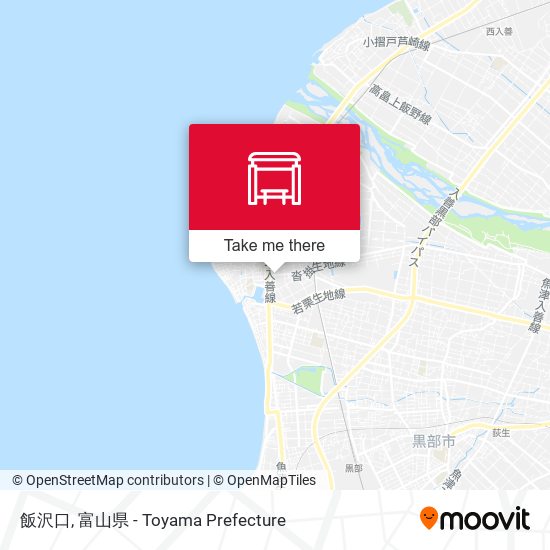 飯沢口 map