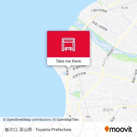 飯沢口 map