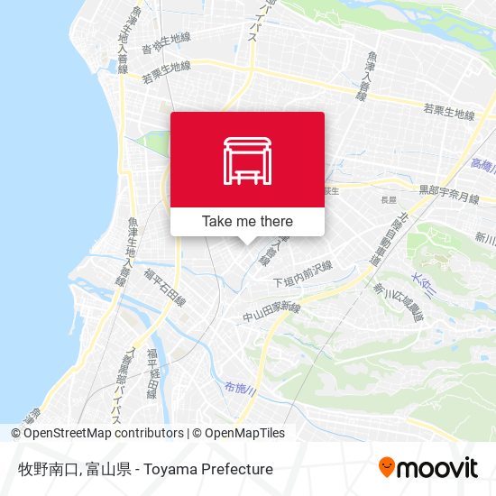 牧野南口 map