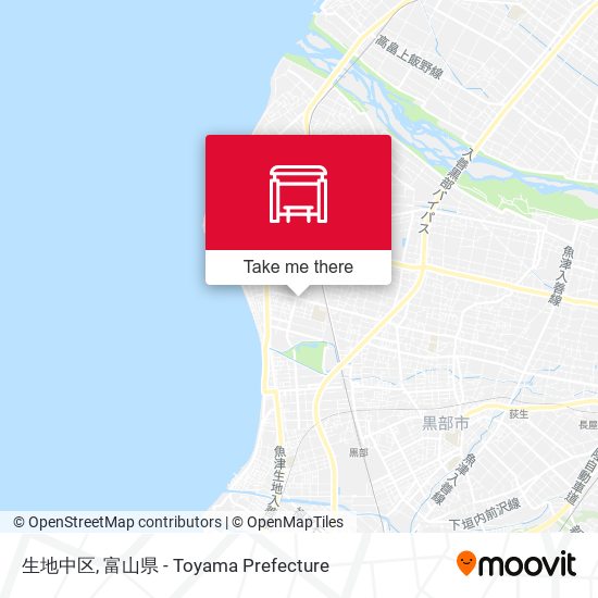生地中区 map