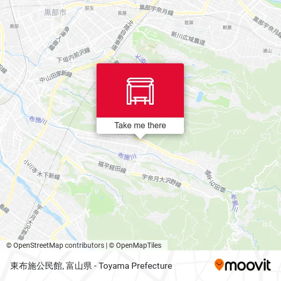 東布施公民館 map