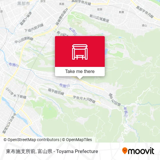 東布施支所前 map