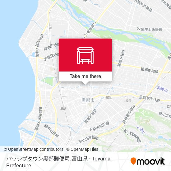 パッシブタウン黒部郵便局 map