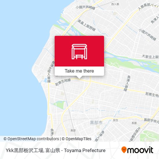 Ykk黒部栃沢工場 map