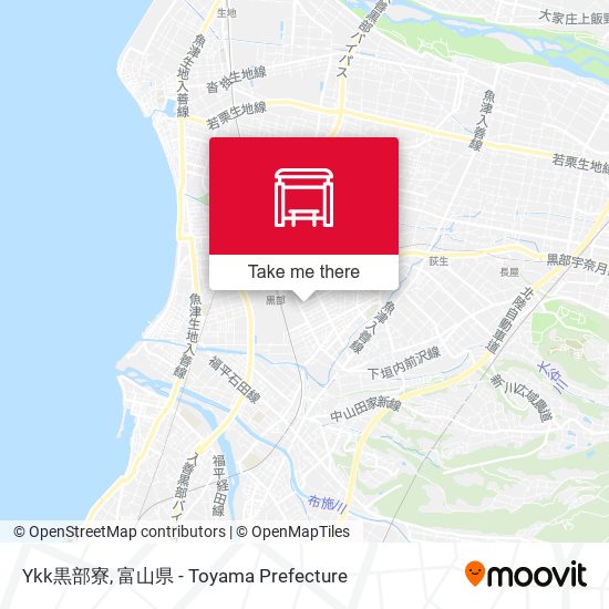 Ykk黒部寮 map