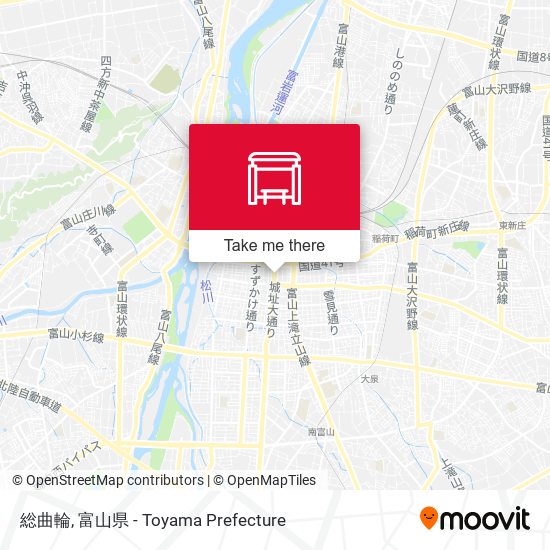 総曲輪 map