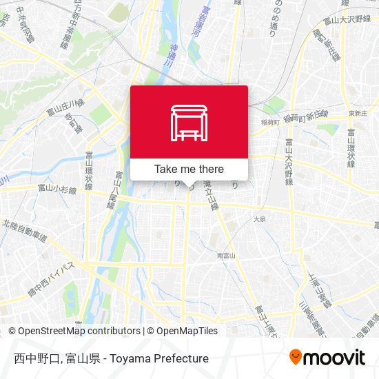 西中野口 map
