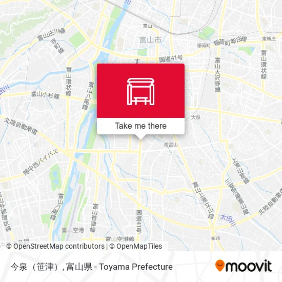 今泉（笹津） map