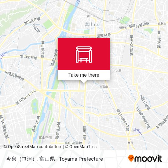 今泉（笹津） map