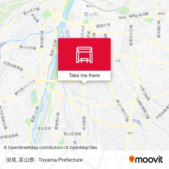 掛尾 map