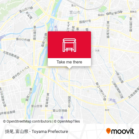 掛尾 map