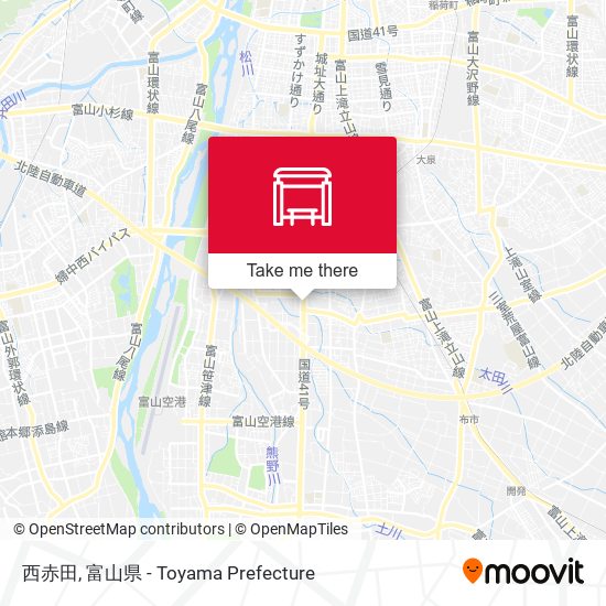 西赤田 map