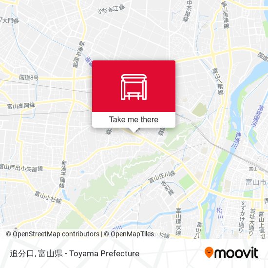 追分口 map