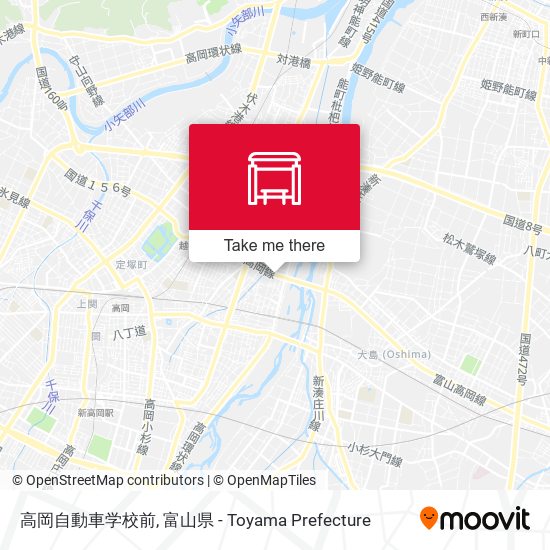 高岡自動車学校前 map