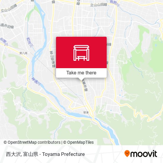 西大沢 map