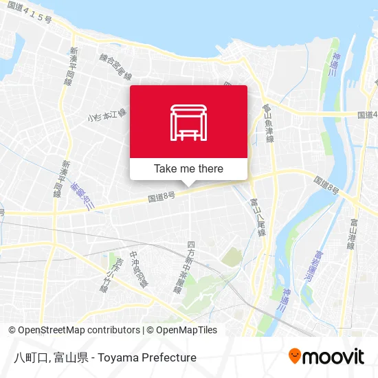 八町口 map