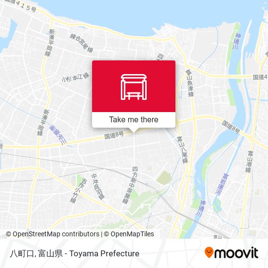 八町口 map