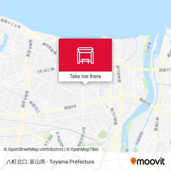 八町北口 map