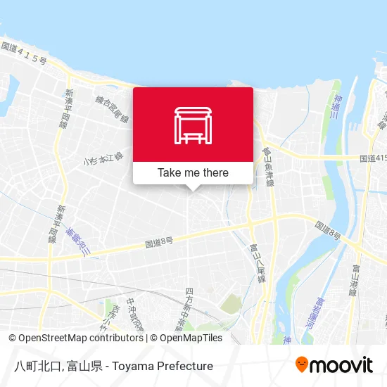 八町北口 map